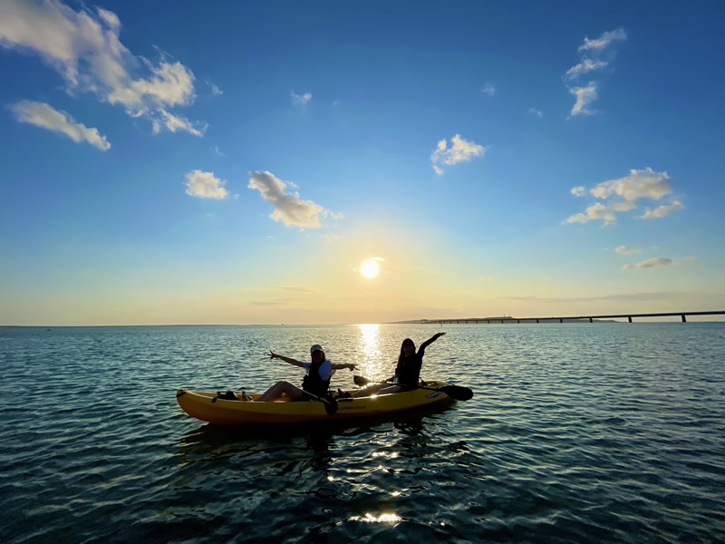 サンセットカヤックツアー